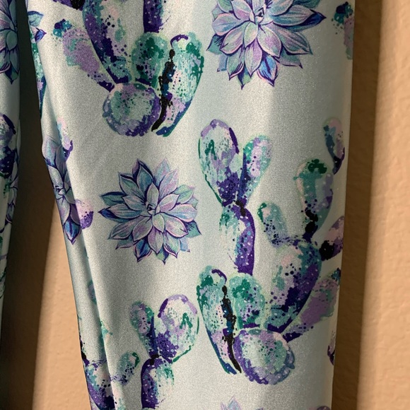 NWT Goldsheep Succulent Cactus Plant Legging S - Picture 6 of 11